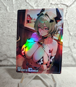 Caesar King ZZZ Trading Card Waifu Goddess Story Anime Girl holo Karte Manga Art - Image 1