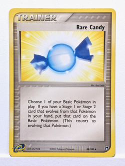 Vintage Rare Candy Trainer 88/100 Sandstorm Non-Holo Pokemon Card - LP - Image 1