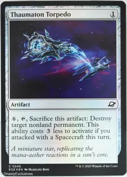 MTG: Edge of Eternities - Thaumaton Torpedo - Foil - Image 1
