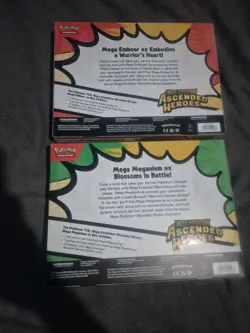 Pokemon Ascended Heroes Mega Emboar & Mega Meganium Ex Box New & Sealed - Image 2