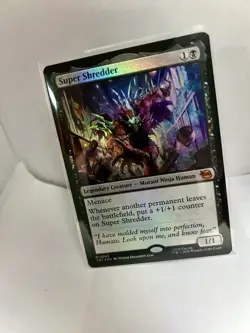 MTG Super Shredder (83/343) Teenage Mutant Ninja Turtles LP FOIL - Image 2