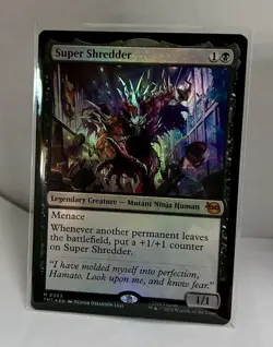 MTG Super Shredder (83/343) Teenage Mutant Ninja Turtles LP FOIL - Image 3
