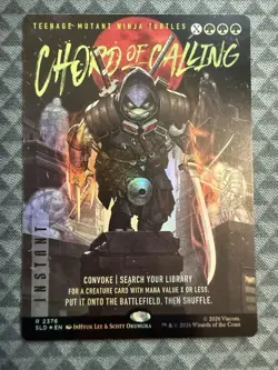 MTG Chord of Calling #2376 Foil Rare Secret Lair Drop Series (SLD) - Image 2