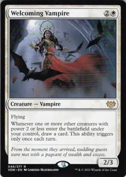 Welcoming Vampire - Innistrad: Crimson Vow - 46 NM - Image 1
