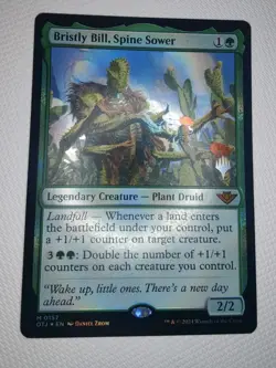 1x Bristly Bill, Spine Sower - Promo Pack - Foil NM-Mint, English Planeswalker - Image 1