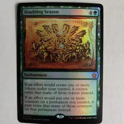 Doubling Season - Foil - NM - Foundations FDN - MTG - Image 1