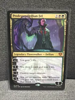 Professor Dellian Fel Secrets of Strixhaven Regular - Image 1