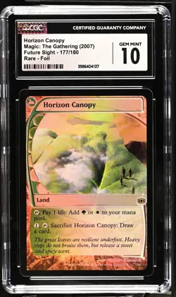 HORIZON CANOPY Future Sight Foil Rare CGC 10 MTG [Nostalgium] - Image 1