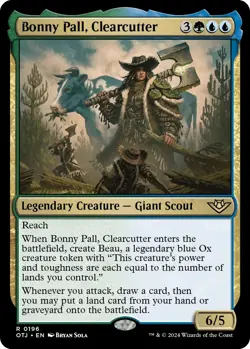 Foil - Bonny Pall, Clearcutter - 196 / NM / English MTG - Image 1