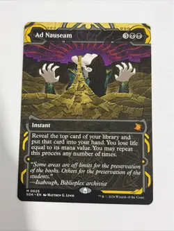 Ad Nauseam - Mystical Archives - Secrets of Strixhaven - MtG - NM - Image 1
