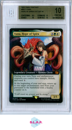 YUNA MAGIC THE GATHERING M 0517 2025 MAGIC FINAL FANTASY COLL BOX EN BGS 10 - Image 1