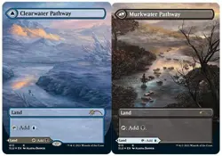 MTG Clearwater Pathway // Murkwater Pathway - Foil, Secret Lair Drop Series, Nea - Image 1