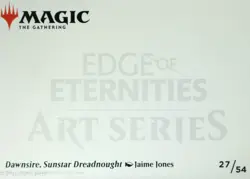 MTG: Edge of Eternities - Dawnsire, Sunstar Dreadnought - Art Series - Image 2