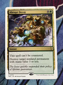 MTG 2024 Mystery Booster 2: Abrupt Decay (White Border) - Image 1