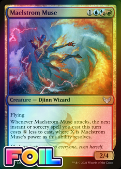 x1 Maelstrom Muse STX MTG 202/275 FOIL UNCOMMON M/NM 1x - Image 1