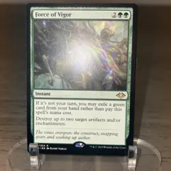MTG Rare Force of Vigor x 1 NM - Modern Horizons - Image 2
