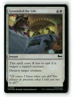 Grounded for Life 0007 Teenage Mutant Ninja Turtles Magic: The Gathering Foil NM - Image 1