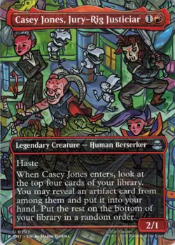 Casey Jones, Jury-Rig Justiciar Borderless - Teenage Mutant Nja Turtles - 207 NM - Image 1