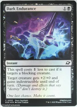 MTG: Edge of Eternities - Dark Endurance - Foil - Image 1