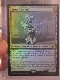 Magic the Gathering Esper Sentinel Modern Horizons 2, Foil Showcase - Image 4