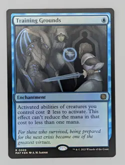 MTG - Training Grounds - MAT - R - Foil - 9 - Image 1