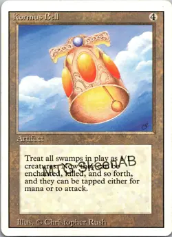MTG SkeenAB Kormus Bell from 3rd Edition. LP. - Image 1