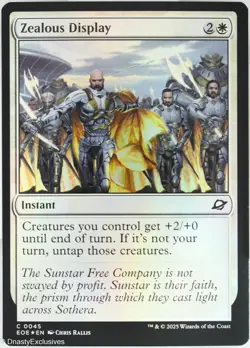 MTG: Edge of Eternities - Zealous Display - Foil - Image 1