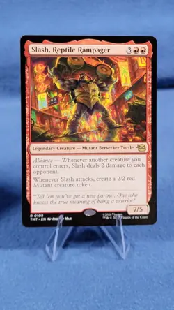 MTG Slash, Reptile Rampager Teenage Mutant Ninja Turtles Regular Rare NM 🔮 B*** - Image 1