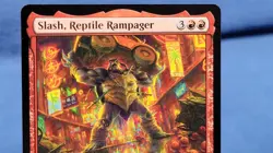 MTG Slash, Reptile Rampager Teenage Mutant Ninja Turtles Regular Rare NM 🔮 B*** - Image 2