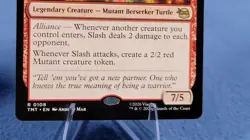 MTG Slash, Reptile Rampager Teenage Mutant Ninja Turtles Regular Rare NM 🔮 B*** - Image 3