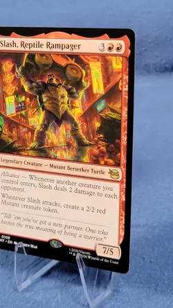 MTG Slash, Reptile Rampager Teenage Mutant Ninja Turtles Regular Rare NM 🔮 B*** - Image 4