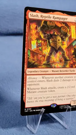 MTG Slash, Reptile Rampager Teenage Mutant Ninja Turtles Regular Rare NM 🔮 B*** - Image 5