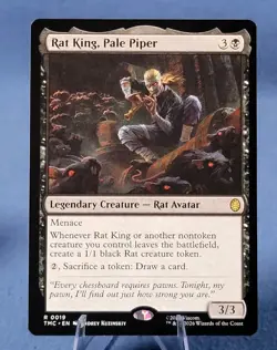 MTG Rat King, Pale Piper [Teenage Mutant Ninja Turtles Commander] 🔮 - Image 1