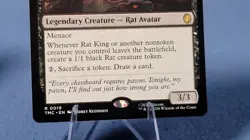 MTG Rat King, Pale Piper [Teenage Mutant Ninja Turtles Commander] 🔮 - Image 3