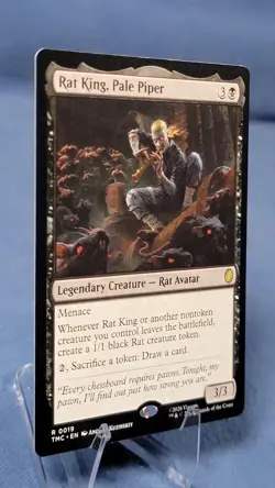 MTG Rat King, Pale Piper [Teenage Mutant Ninja Turtles Commander] 🔮 - Image 5