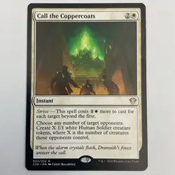 Call the Coppercoats Commander 2020 MTG Excellent - Image 1
