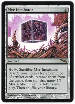 Myr Incubator 2003 Mirrodin FOIL Colorless Rare Artifact MTG NM AZ1 - Image 1