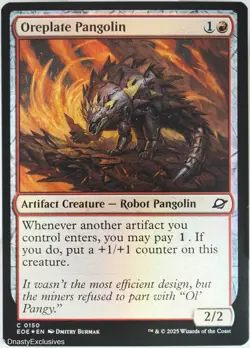 MTG: Edge of Eternities - Oreplate Pangolin - Foil - Image 1