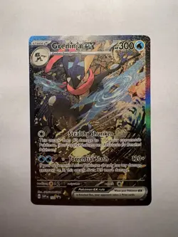 Pokemon TCG Greninja EX 132 Shrouded Fable Special Illustration Promo Card - Image 1