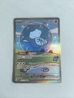Pokemon TCG Mew EX 232/091 Sv: Paldean Fates Bubble Mew - Image 1