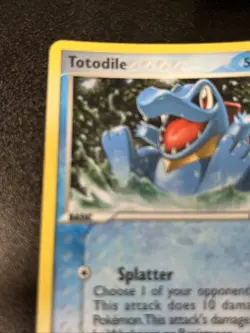 Pokemon Totodile - Unseen Forces - 78/115 - Stamped Reverse Holo - LP - Image 2