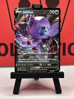 Sableye V 120/202 Sword & Shield Full Art Holo Ultra Rare Pokemon Card - Image 2