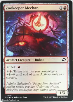 MTG: Edge of Eternities - Zookeeper Mechan - Foil - Image 1