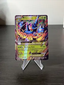Pokemon TCG M Heracross EX 5/111 XY-Furious Fists Holo Card - Image 1