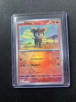 Litleo (Master Ball Pattern) - 015/131 - Pokemon Prismatic Evolutions NM - Image 1