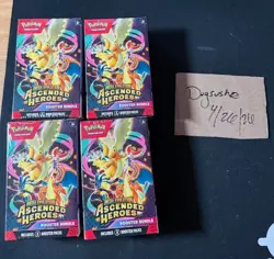 Ascended Heroes Booster Bundle Lot of 4 Sealed Pokemon Center Fresh - Image 1