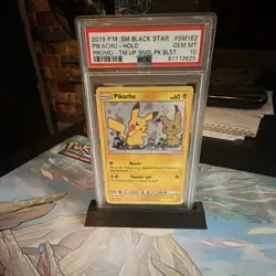 Pokemon TCG Pikachu SM Black Star Promo Holo SM162 PSA 10 Electric Basic 2019 - Image 3