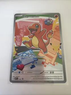 Charmander MEP 038 First Partner's Series 1 Promo Full Art Holo Pokemon TCG - Image 1
