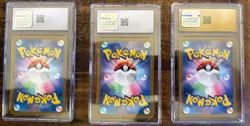 3 Card Graded Lot🔥🔥 SCIZOR-CATERPIE-GOUGING FIRE 🔥🔥 Pokemon-TCG🔥🔥 - Image 2