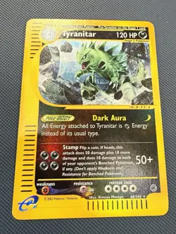 Tyranitar LP 66/165 - Reverse Holo - Expedition Base Set - Pokemon 2002 - Image 3